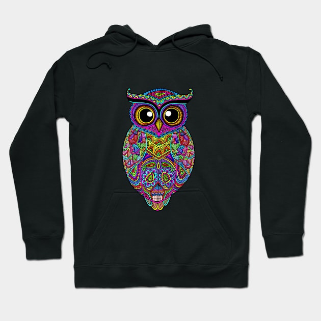 Skull Owl Hoodie by ogfx